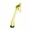 Trans Atlantic Co. 5 in. Solid Brass Curved Corners Door Holder in Bright Brass GH-1235-US3